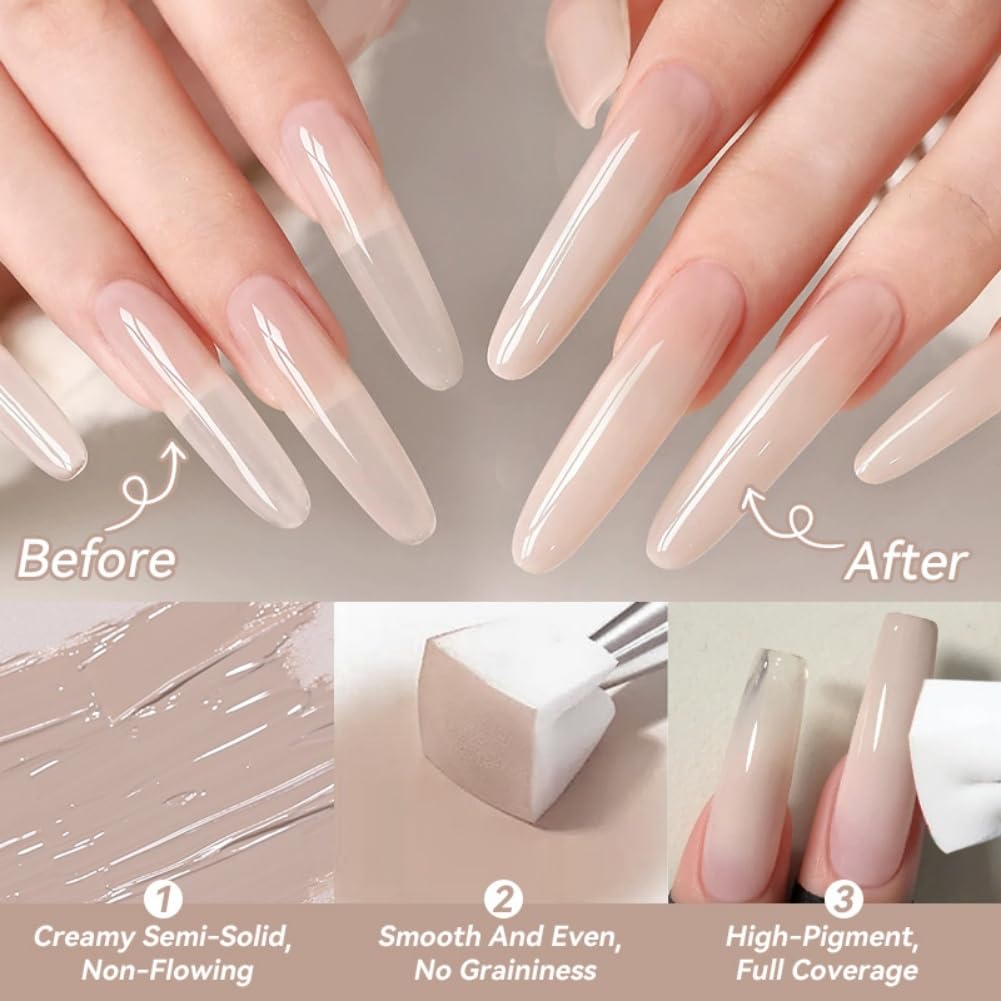 Born Pretty nine nude shades open palette for versatile gradients