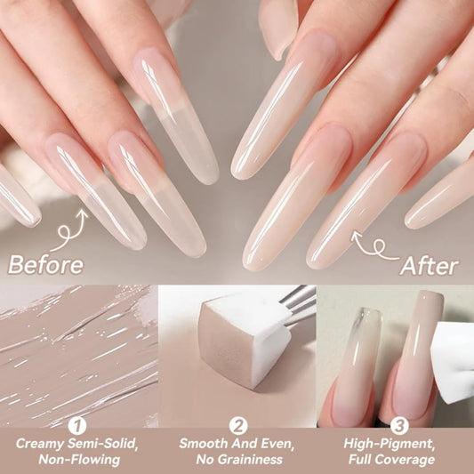 Born Pretty nine nude shades open palette for versatile gradients
