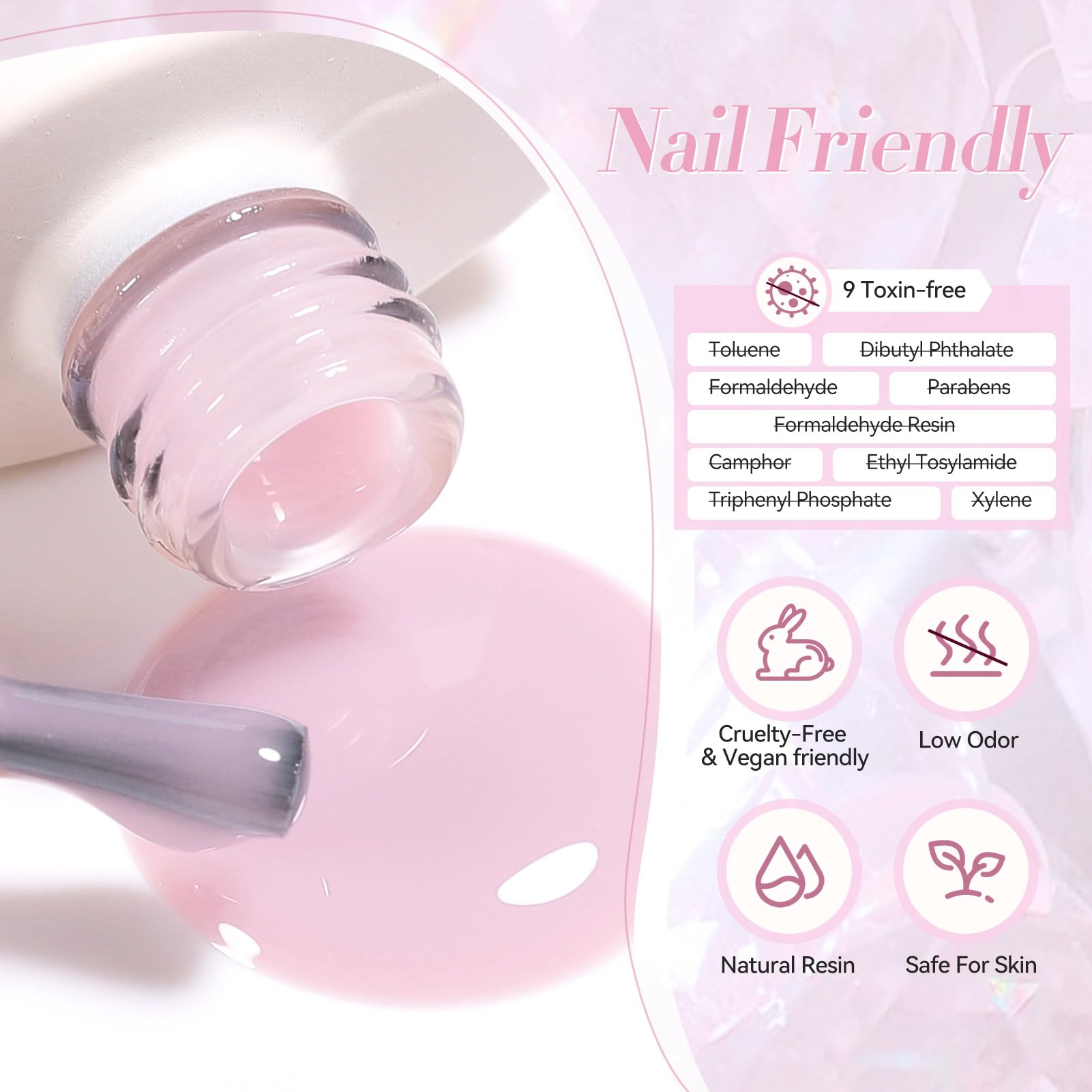 Born Pretty bottle beside common items to show 15ml size and portability advantage