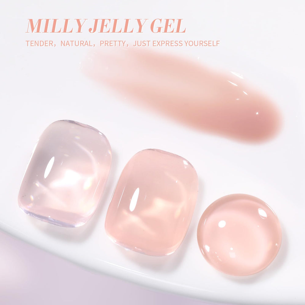 Born Pretty bottle beside nail tip for size comparison showing compact 15ml bottle convenience