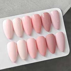 Born Pretty open bottles displaying six pink shades for easy shade selection benefit