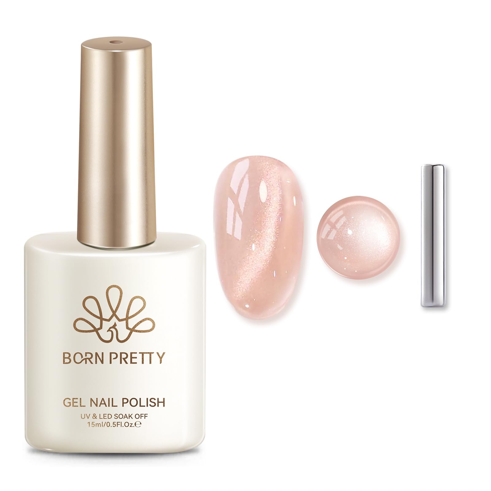 Born Pretty product box with bottle and insert showing included gel and presentation quality