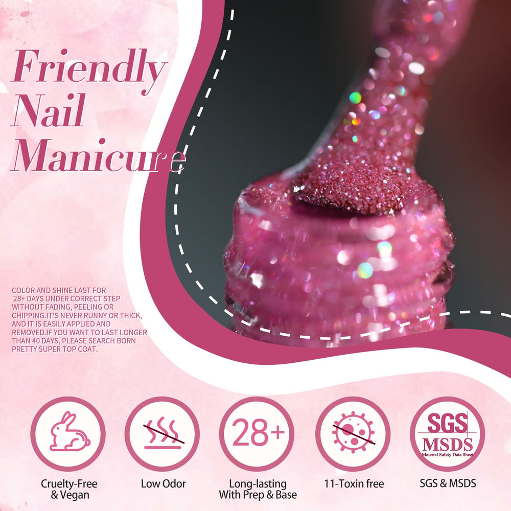 Born Pretty party lifestyle manicure on model showing event-ready nails benefit