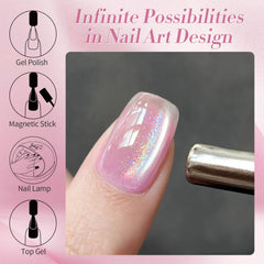 born pretty bottle next to coin for scale showing 15ml size benefit: travel-friendly volume