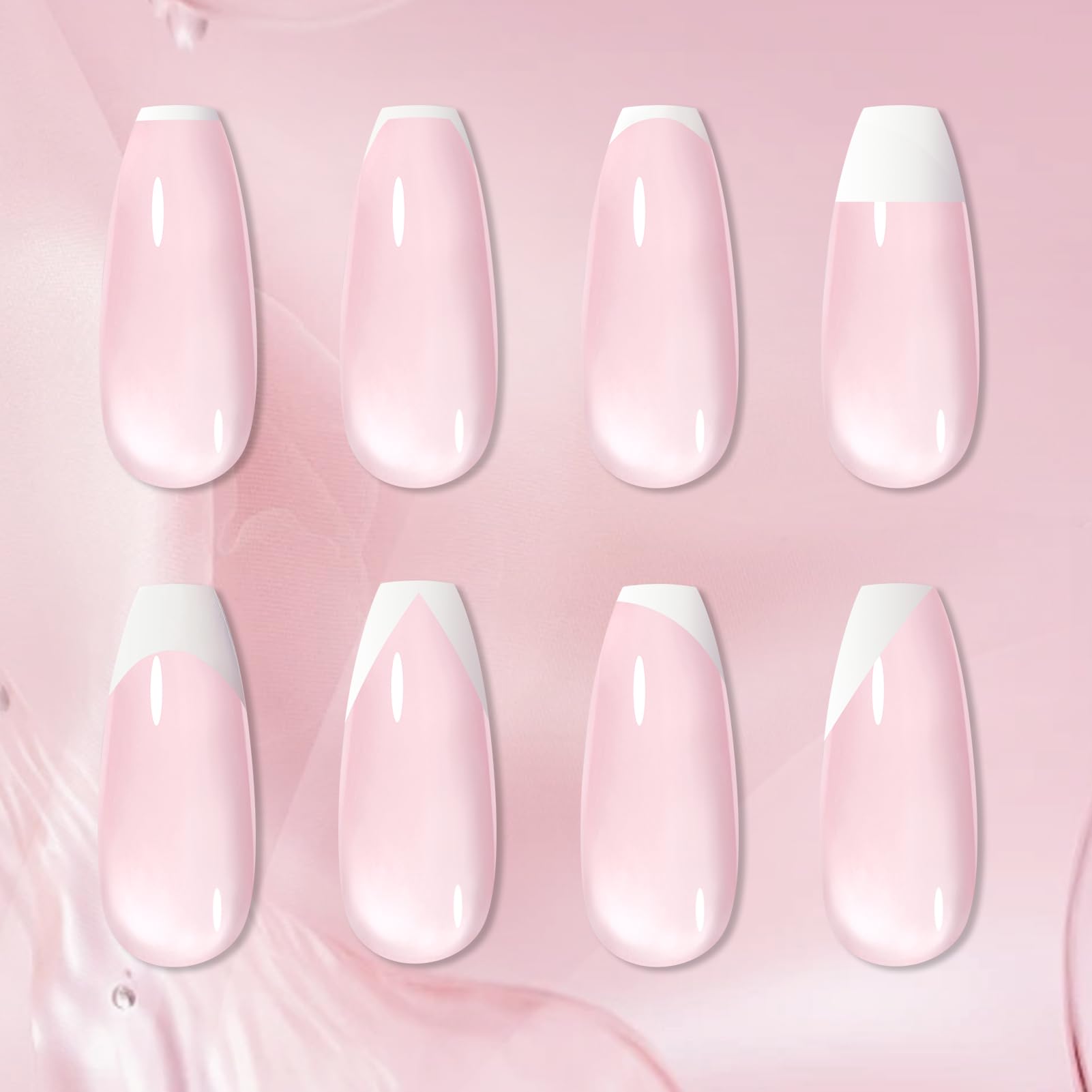 Born Pretty jelly pink gel texture swatch showing sheer layering