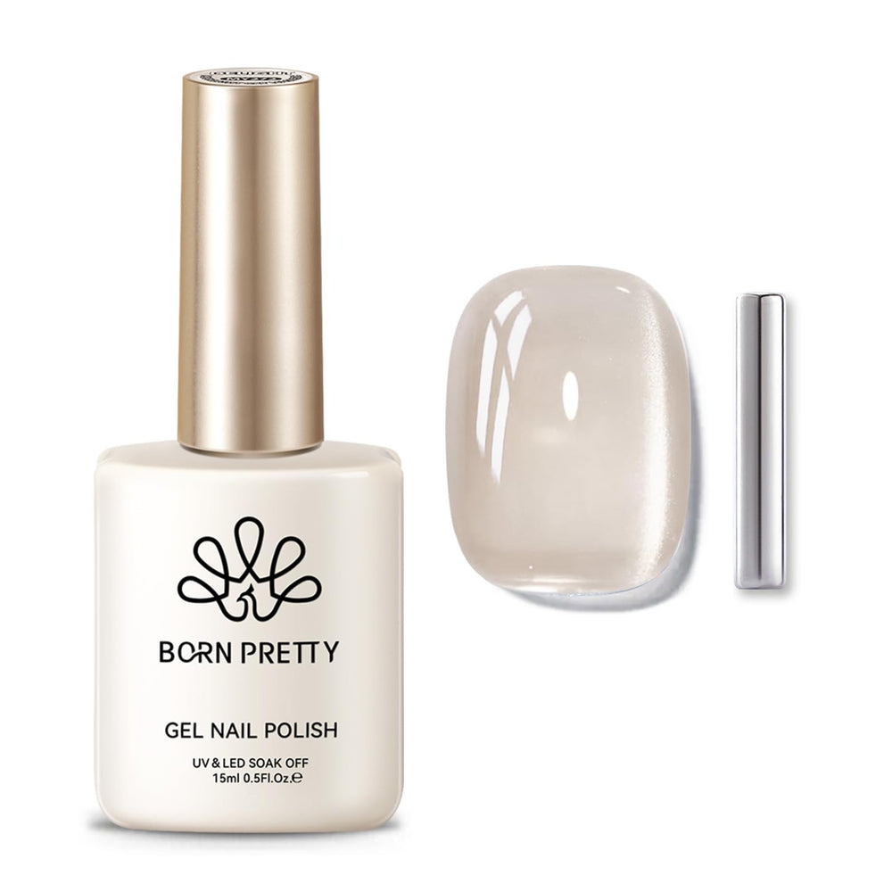 Born Pretty flatlay with tools and bottle, easy-at-home manicure benefit