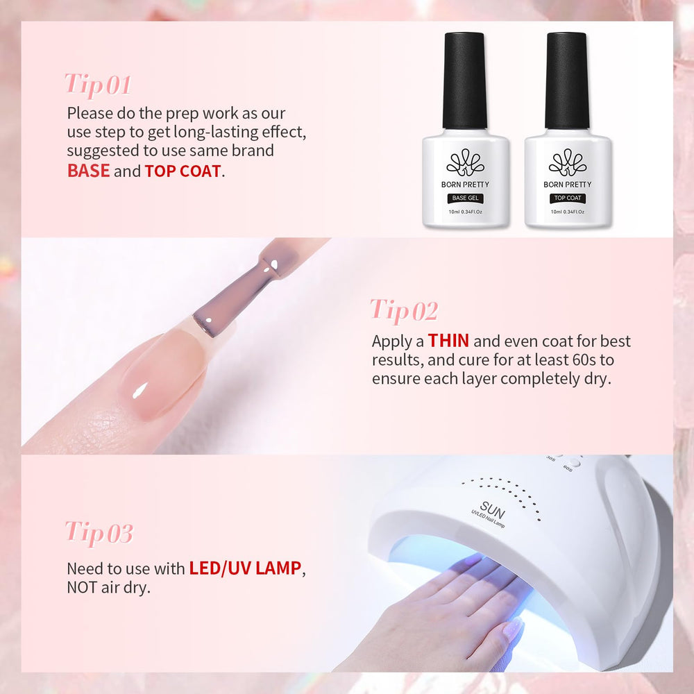 Born Pretty soak-off removal setup showing safe removal process and minimal nail damage