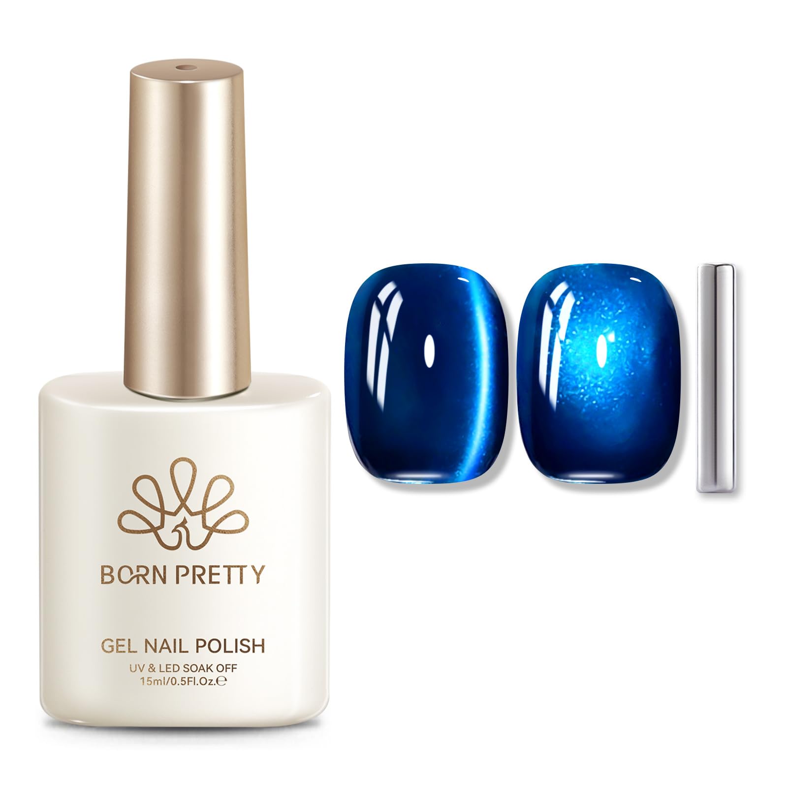 Born Pretty label and ingredients panel showing safety information benefit