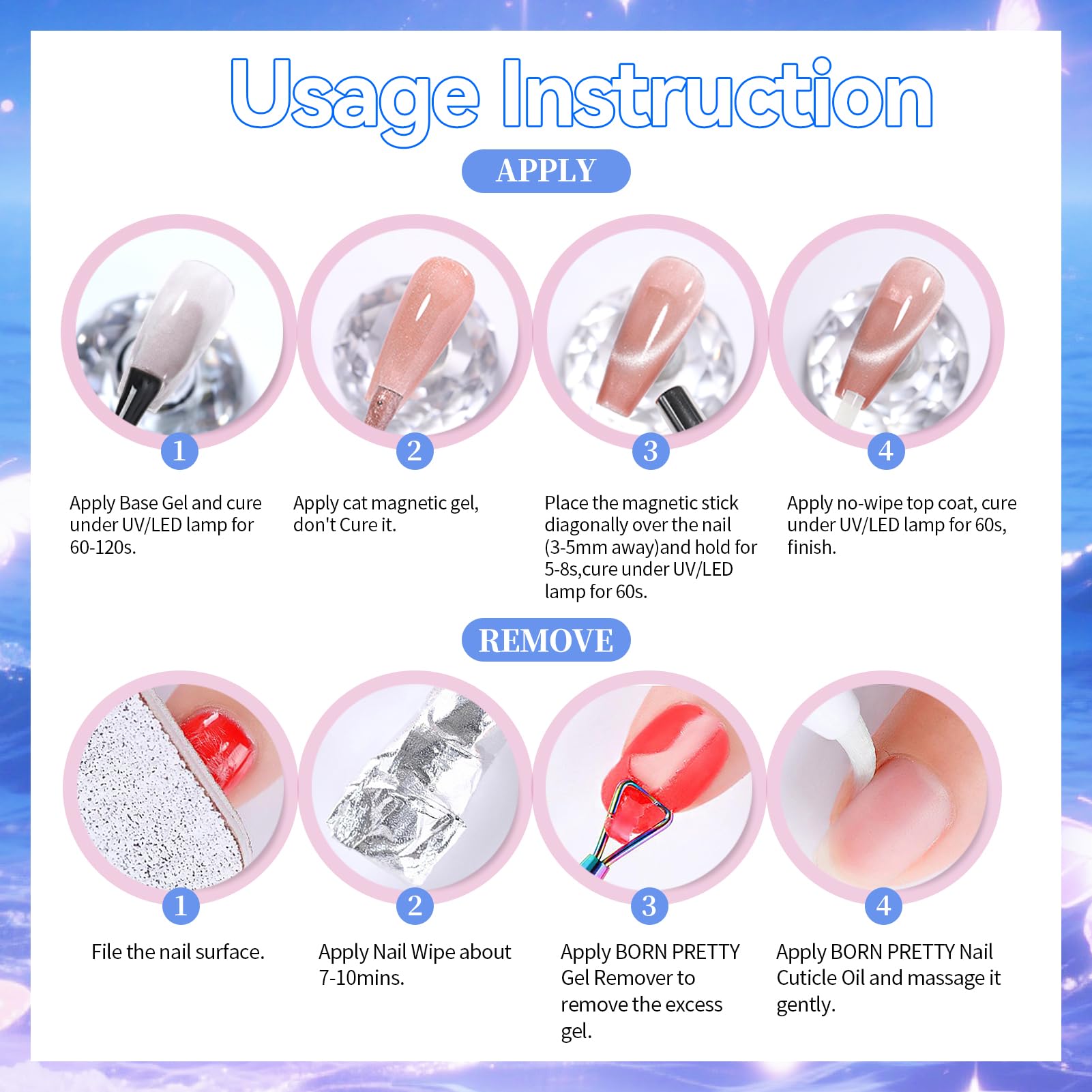 Born Pretty application in salon setting showing professional finish benefit