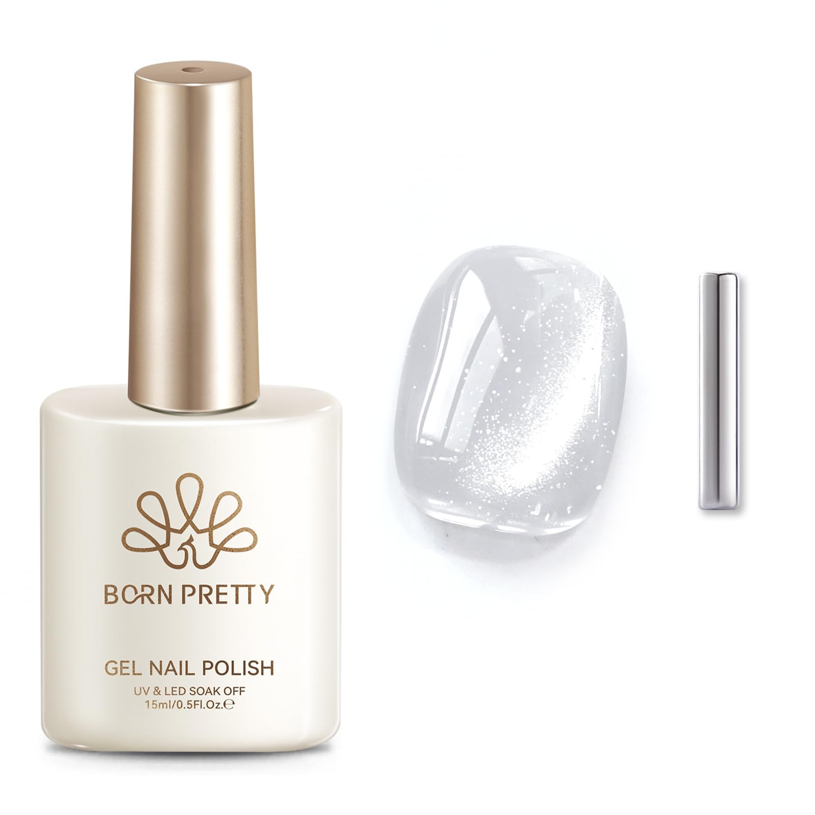 Born Pretty salon setup with LED lamp showing professional curing and long-wear benefit