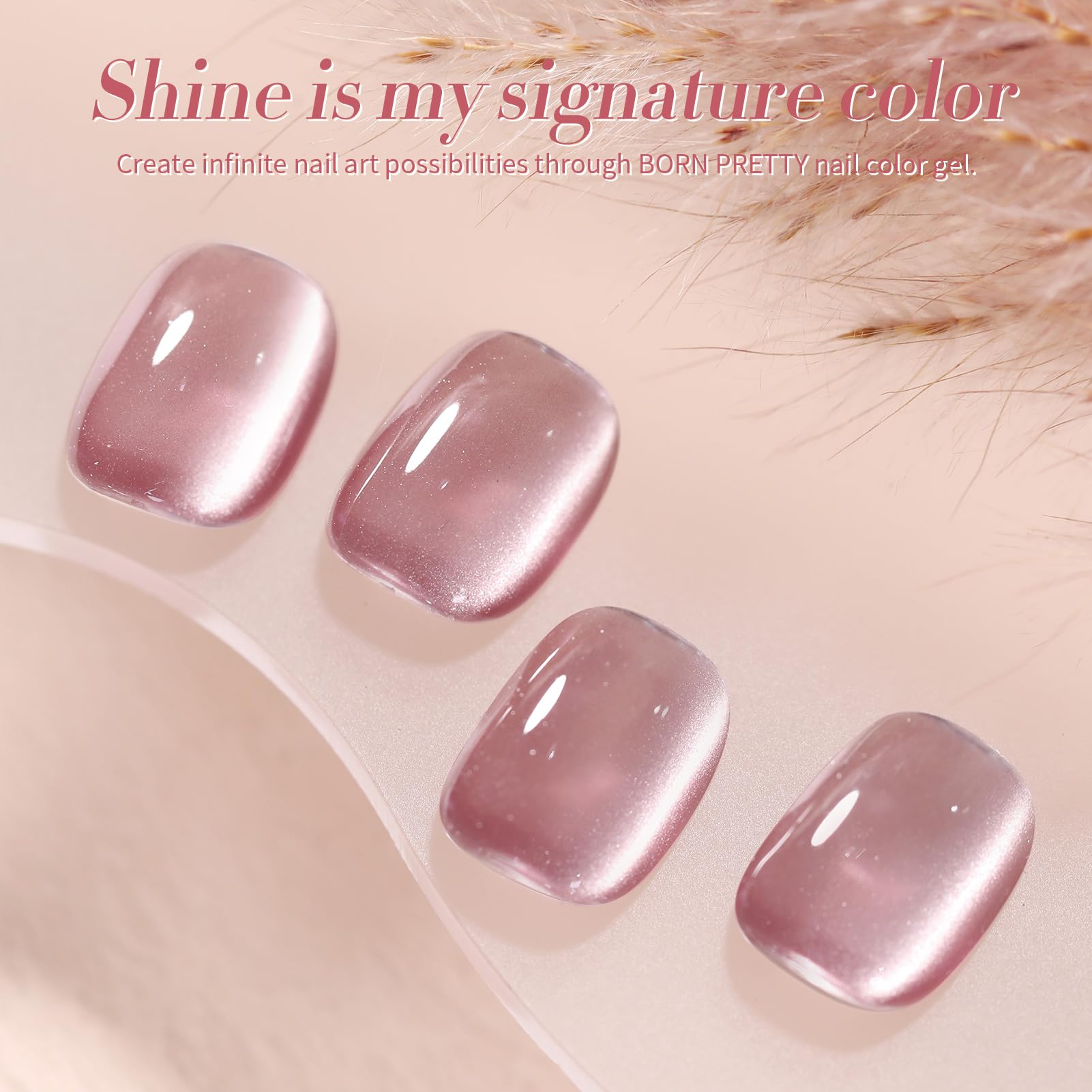 Born Pretty salon styling scene with polished hands showing professional finish