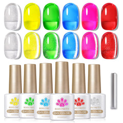 Born Pretty 7ml bottle next to coin to show true size and travel-friendly convenience benefit