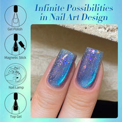Born Pretty scale comparison with 15ml bottle showing compact size and travel-friendly benefit