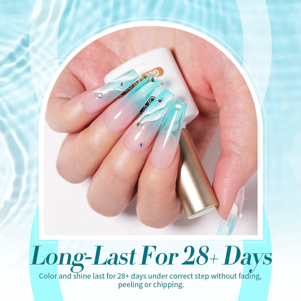 Born Pretty 7ml bottle held in hand showing size and travel-friendly convenience