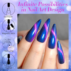 BORN PRETTY reflective swatch under light showing high-gloss benefit