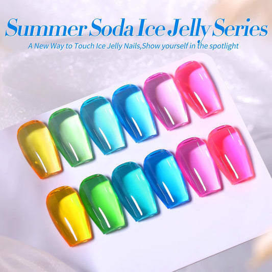 Born Pretty six bottles arranged flatlay highlighting color range for mix-and-match looks