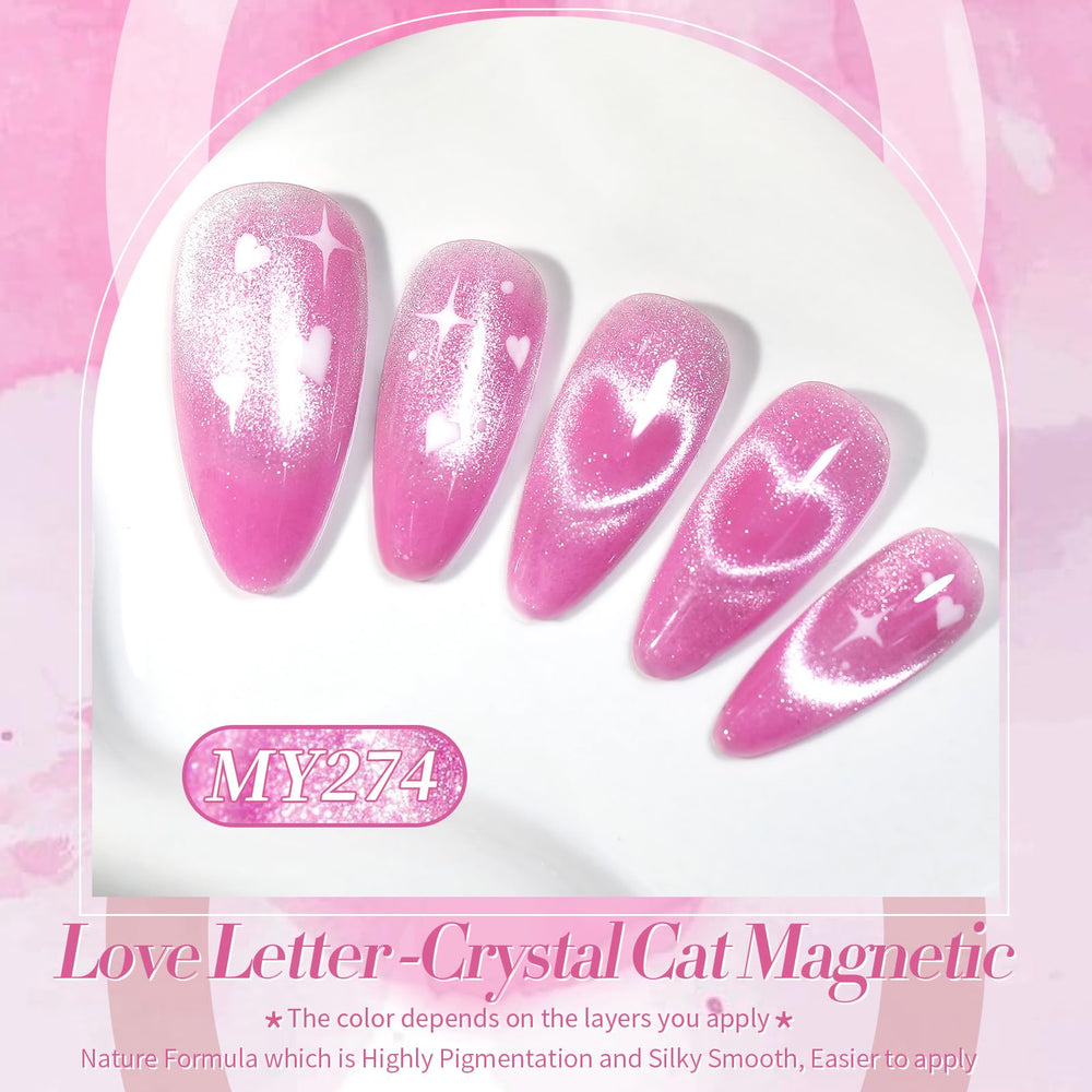 Born Pretty swatch on nail tip demonstrating glitter pigment and pattern benefit