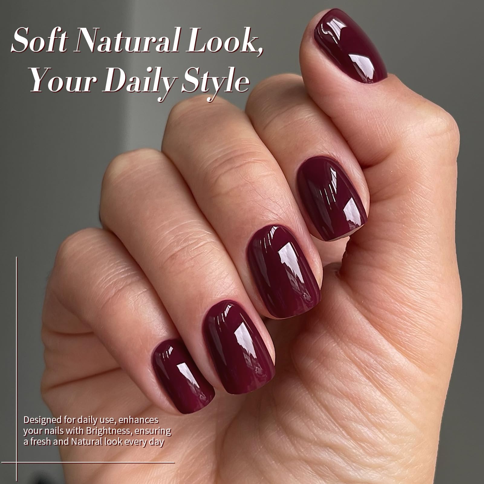Born Pretty painted swatch strip displaying six fall-friendly shades for selection