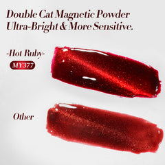 Born Pretty nail-wheel swatches displaying color shifts and sparkle for selection aid