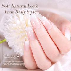 Born Pretty swatches on nail wheel showing sheer layering and finish