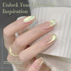 Born Pretty swatches on nail wheels showing color layering options