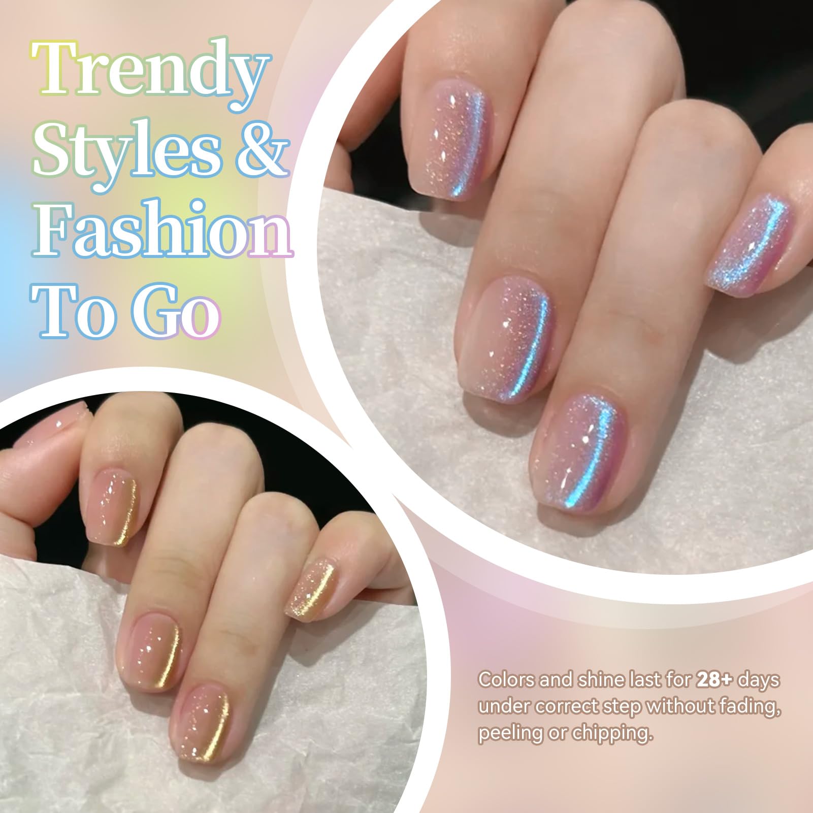 Born Pretty brush stroke swatch showing gel texture and rich pigmentation