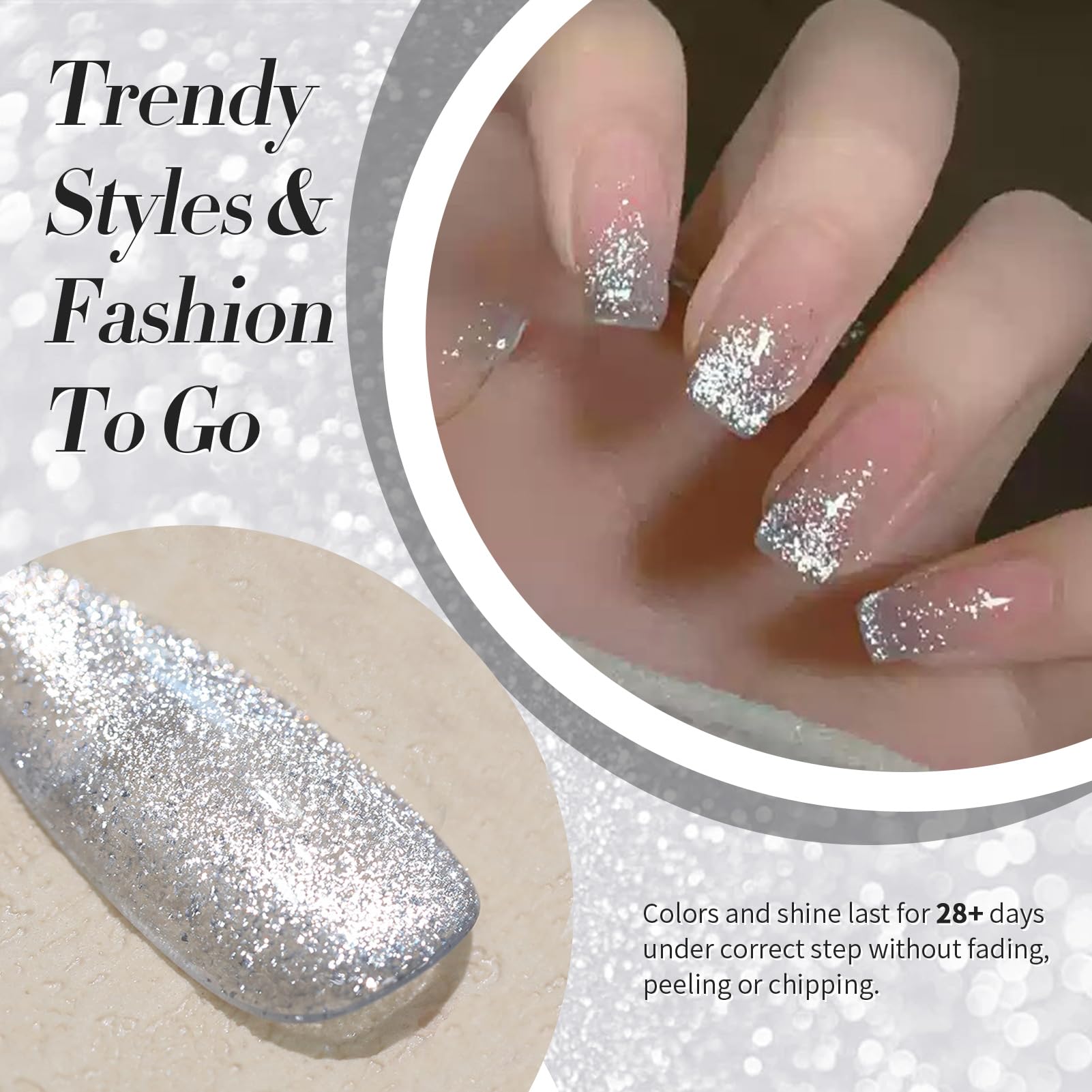 Born Pretty brush stroke texture showing smooth application and coverage
