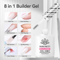 born pretty texture closeup of gel viscosity for precise apex shaping benefit