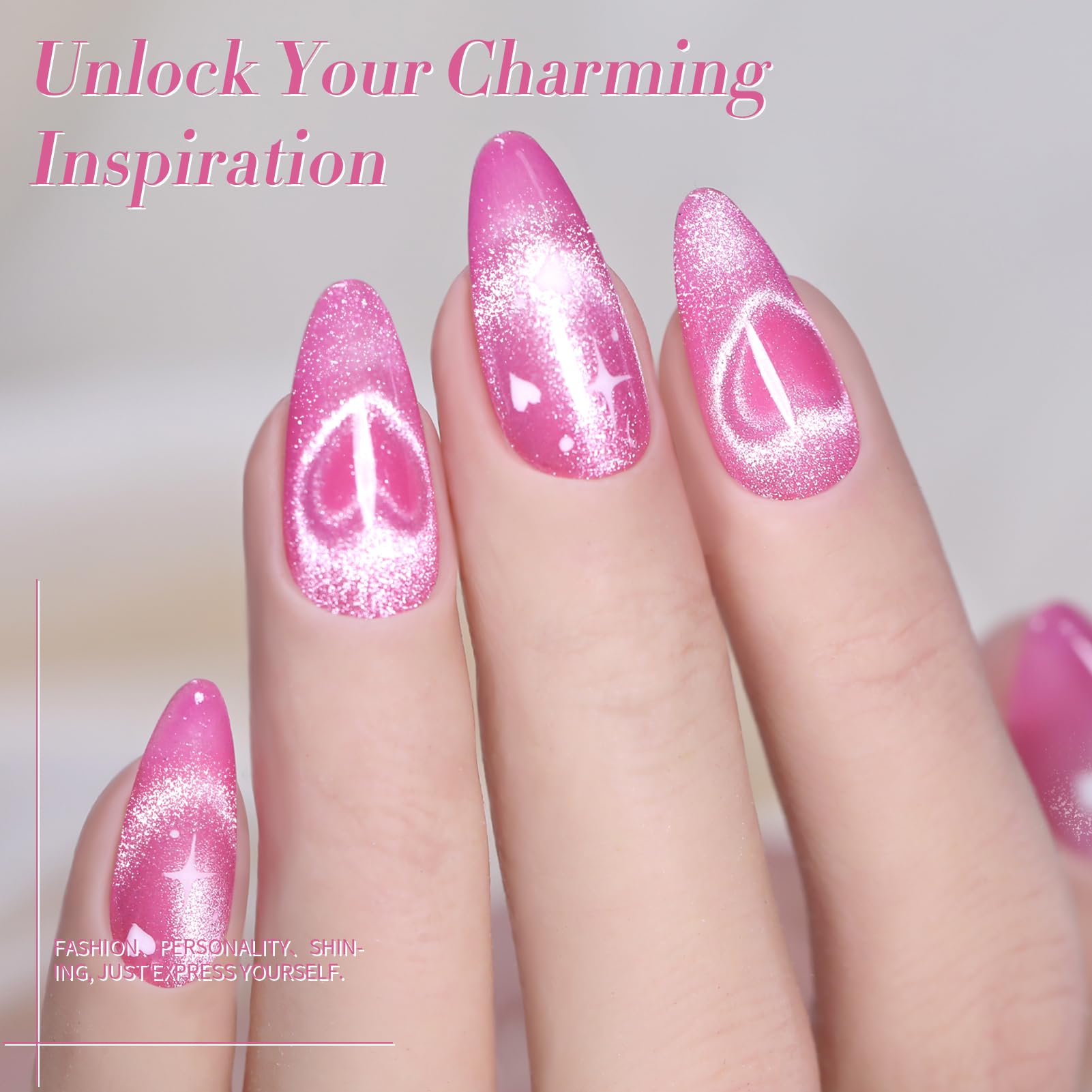 Born Pretty texture detail highlighting silky ceramic-like gloss for salon shine
