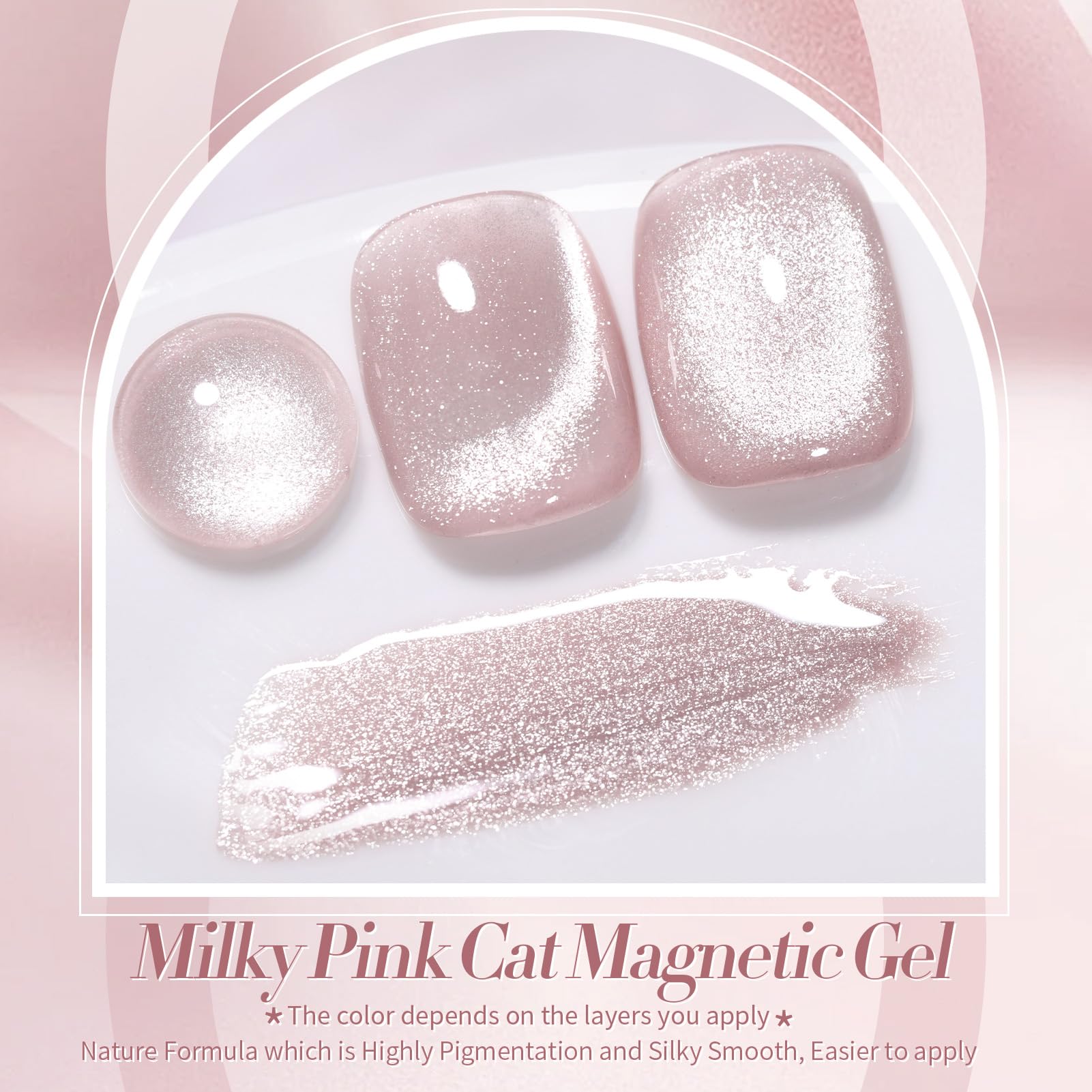 Born Pretty close-up jelly texture with glitter showing smooth shine benefit