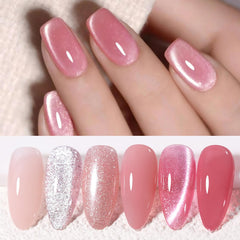 Born Pretty jelly texture swatch showing translucent finish and layering benefit