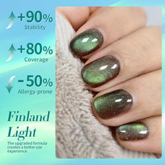 Born Pretty comparison with and without topcoat demonstrating enhanced gloss and protection