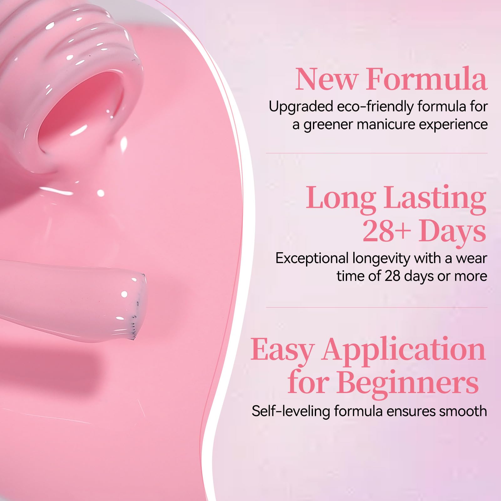 Born Pretty gels styled in a Valentine's setting, pretty gift-ready presentation benefit