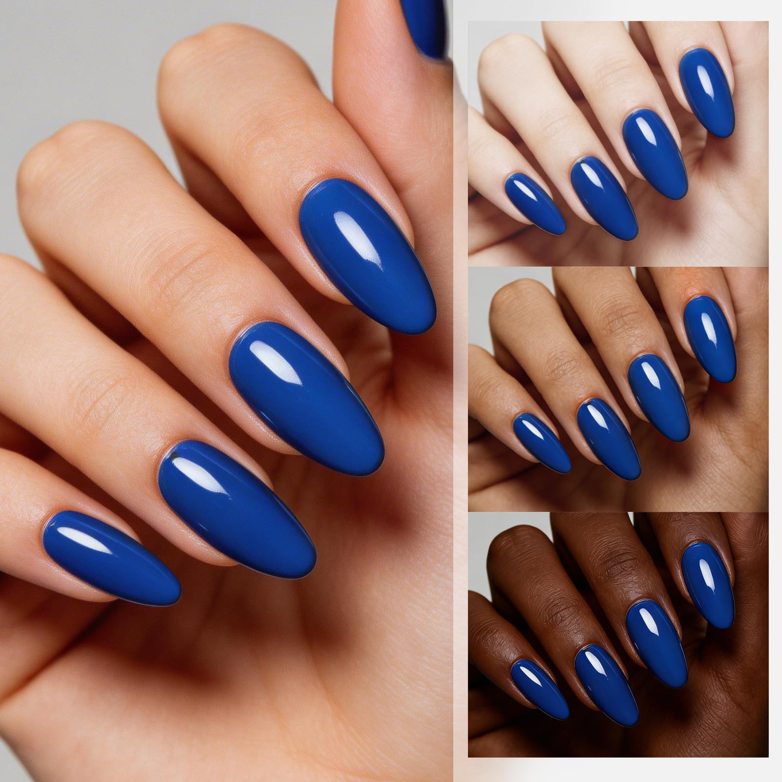 Born Pretty white and red contrast nails demonstrating crisp coverage