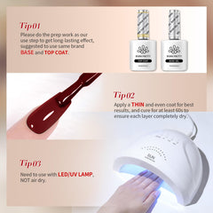 Born Pretty kit staged with lamp and brushes to illustrate salon-ready setup