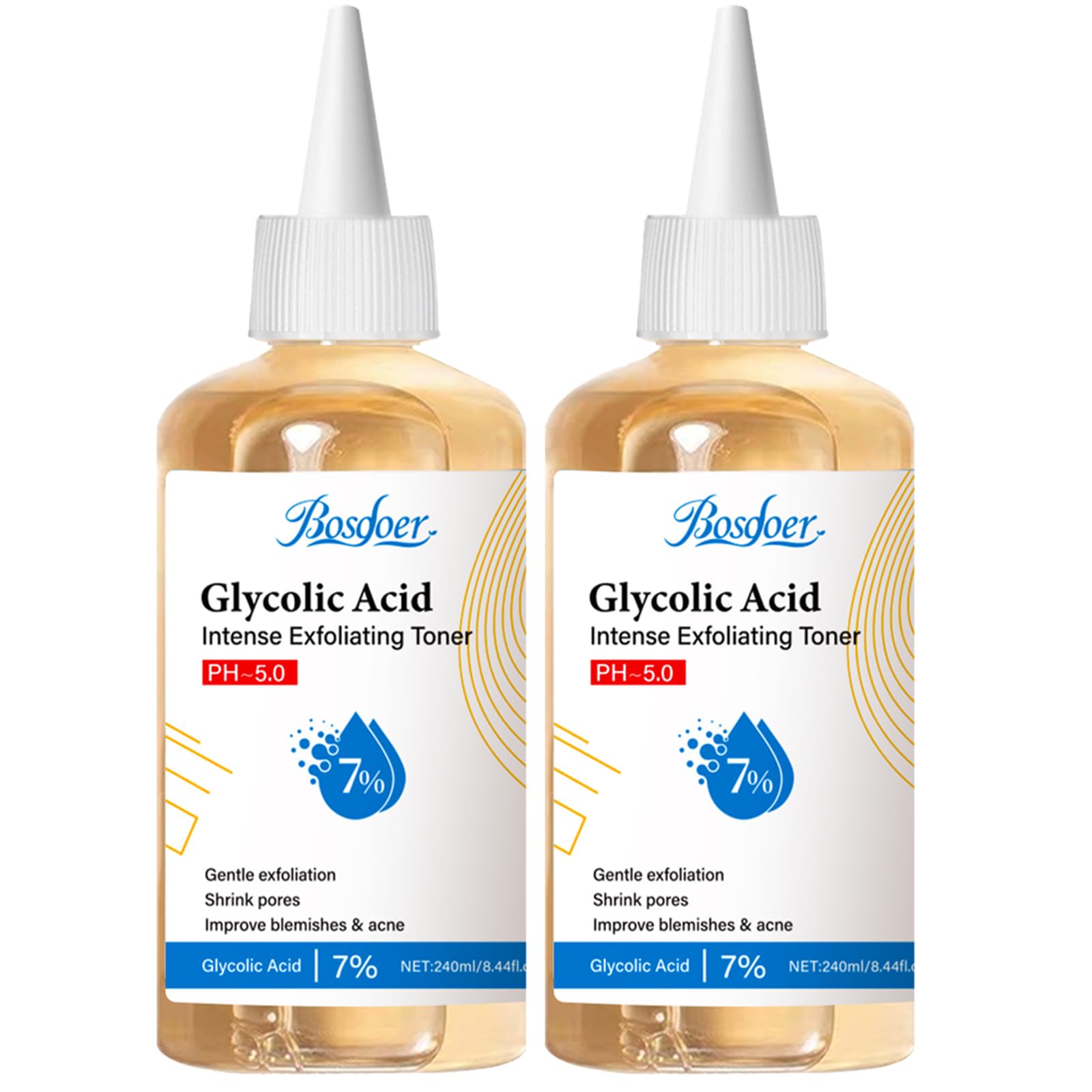 Bosdoer bottle front view showing sleek packaging and clear product benefit