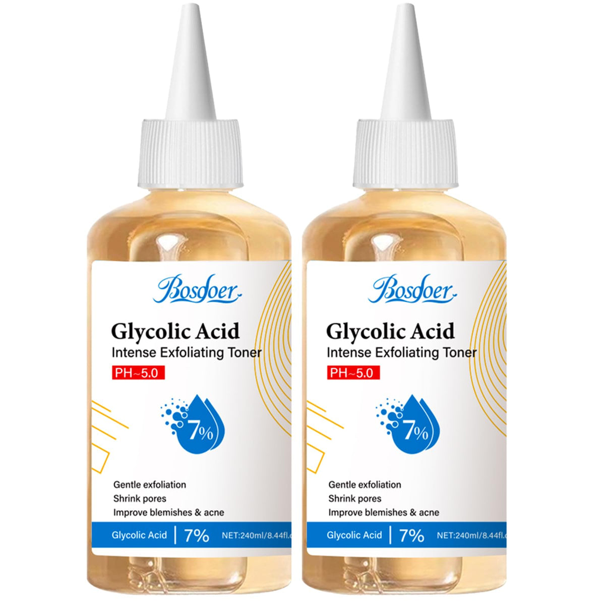 Bosdoer bottle front view showing sleek packaging and clear product benefit