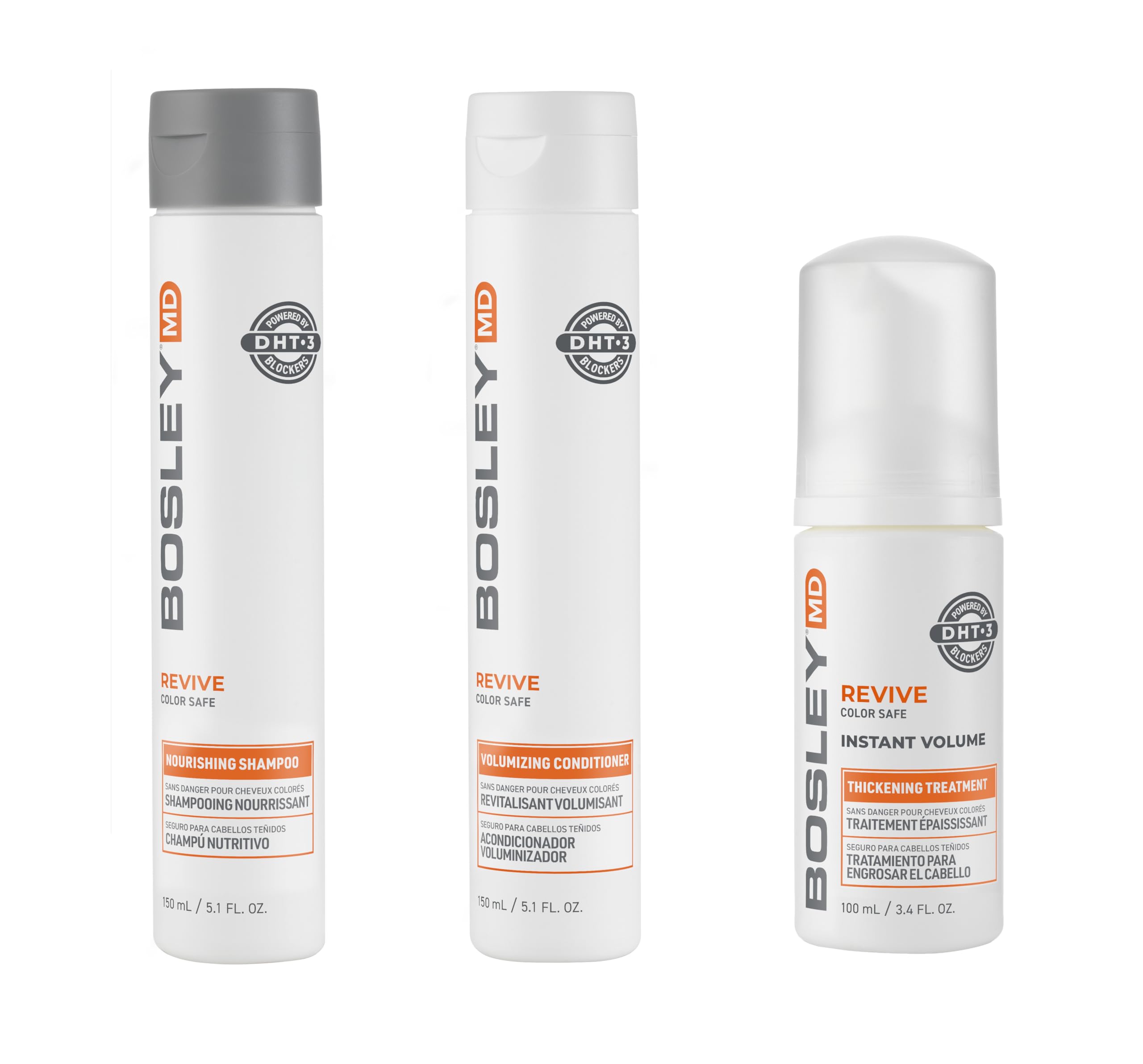 BosleyMD BosRevive shampoo close-up showing gentle formula benefit