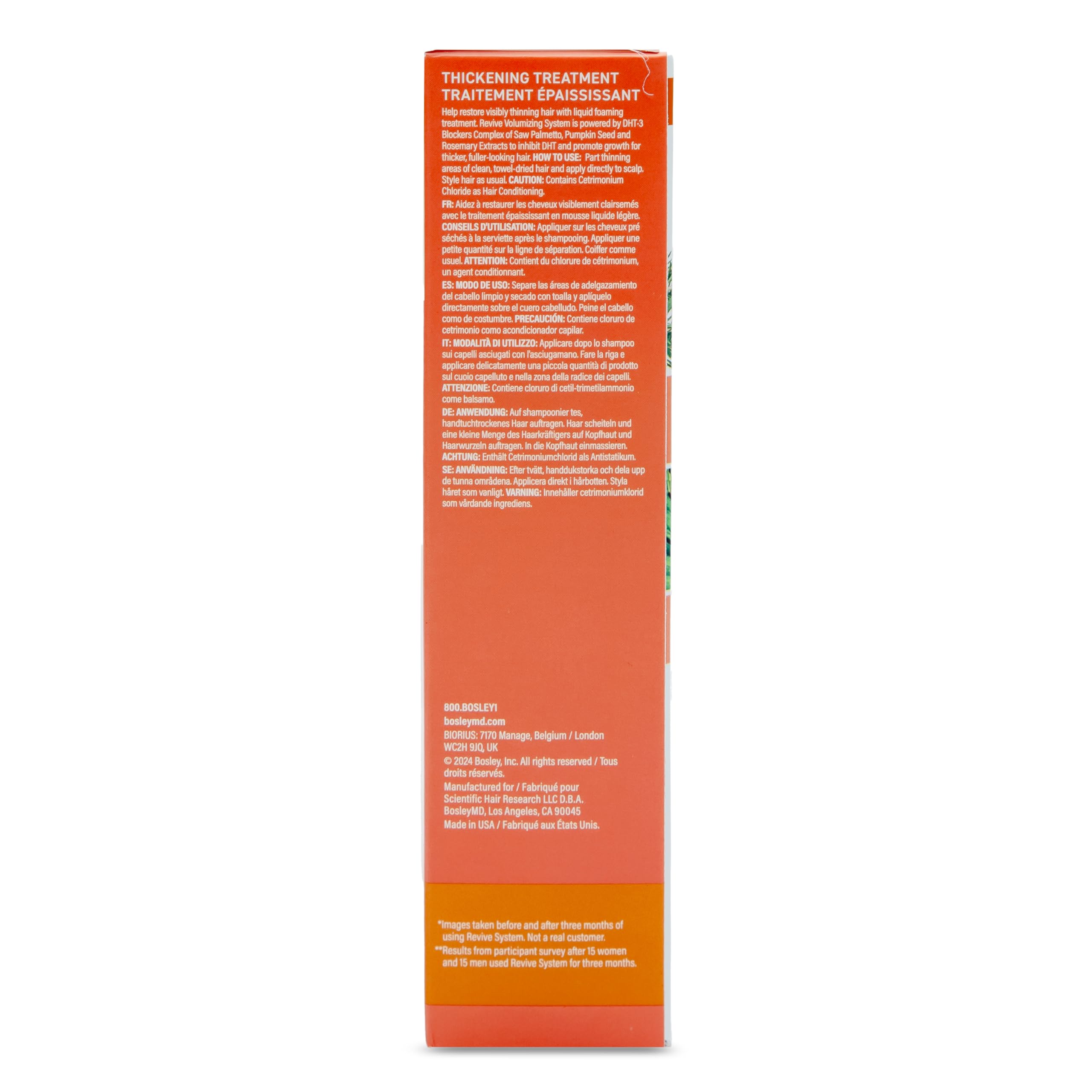 BosleyMD BosRevive starter kit beside ruler showing compact travel benefit