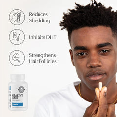 Close-up of BosleyMD capsule texture highlighting vegan, easy-to-swallow capsule