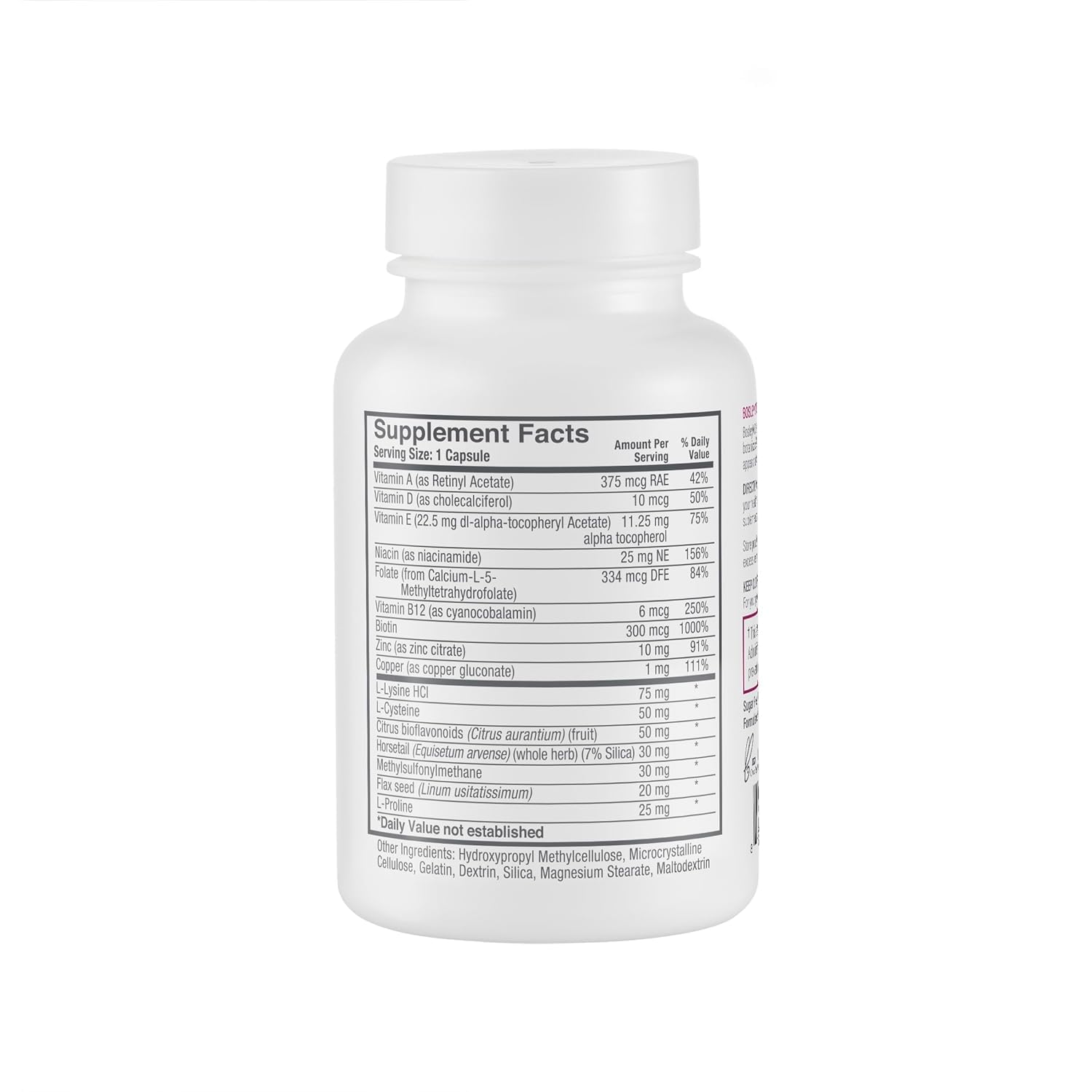 BosleyMD single capsule close-up highlighting smooth vegan capsule and purity benefit