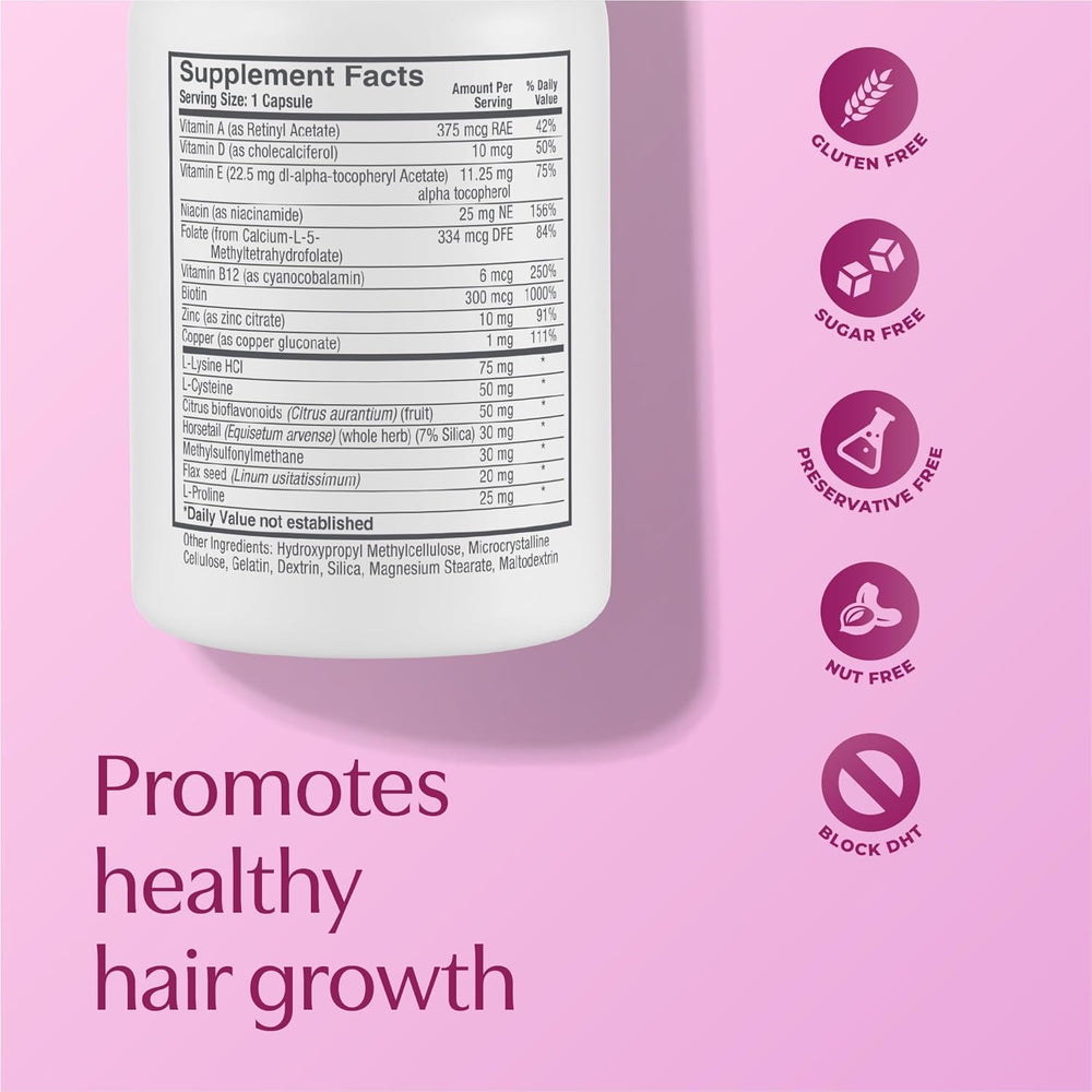 Woman adding BosleyMD into hair-care routine showing brand supporting fuller-looking hair