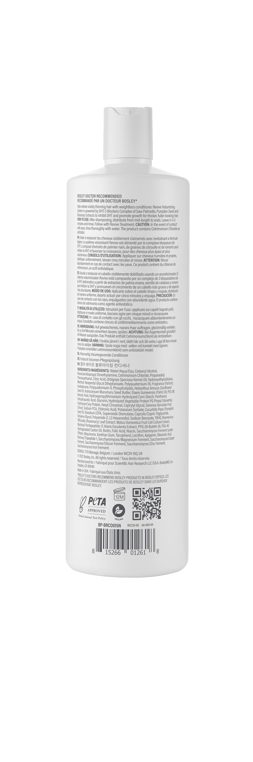 BosleyMD product on shower shelf showing daily routine convenience and care