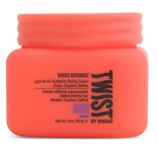 Boss Bounce front jar showing label and size, highlights lightweight hydration