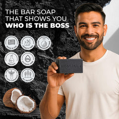 Bossman bar lathering with razor demonstrating smooth shave glide and comfort