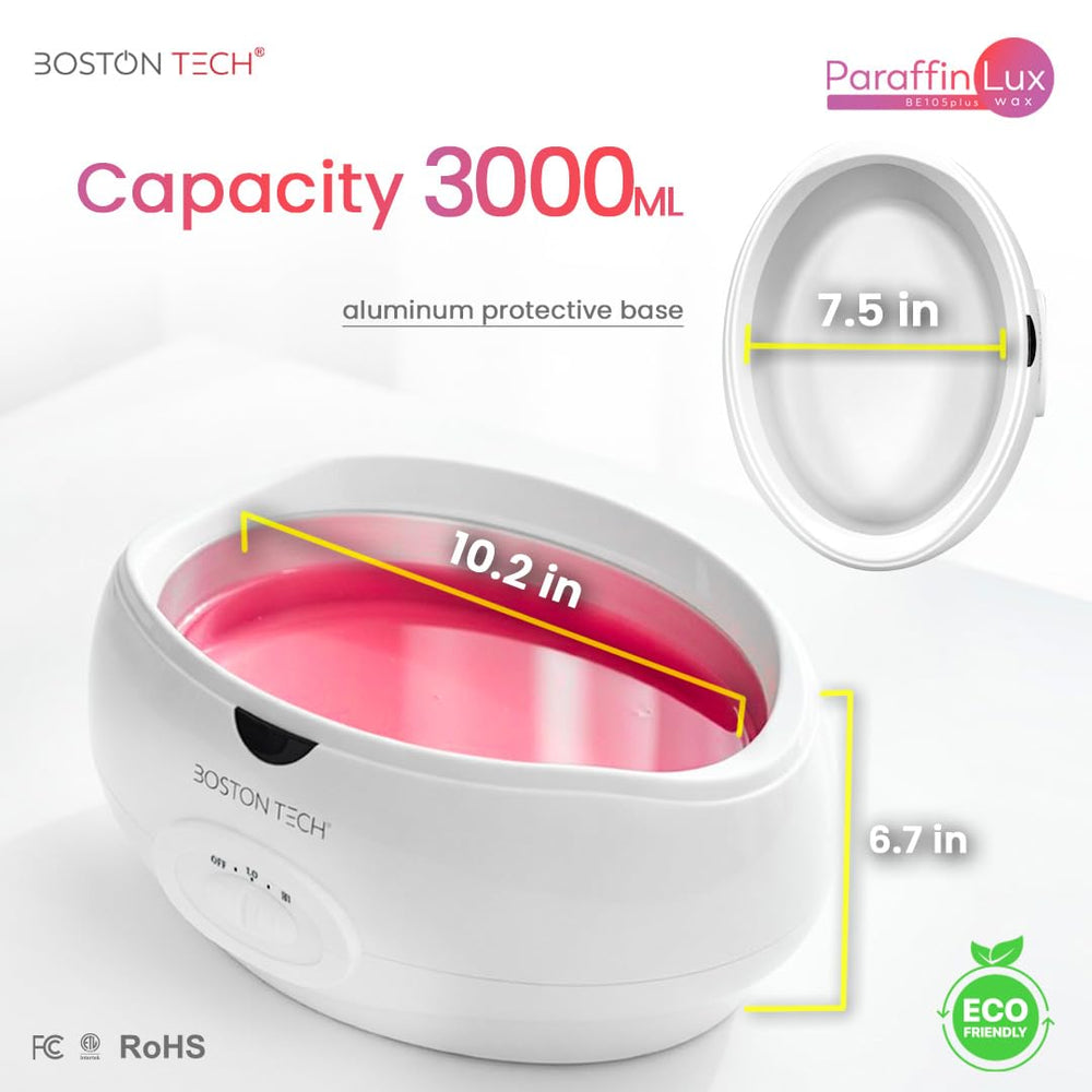 Boston Tech paraffin wax close-up texture of melted wax, illustrates smooth application benefit