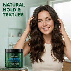 Botanic Hearth cream on hands showing easy application and lightweight feel