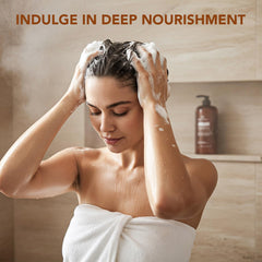 Botanic Hearth argan oil drop close-up showing nourishing antioxidant-rich ingredient