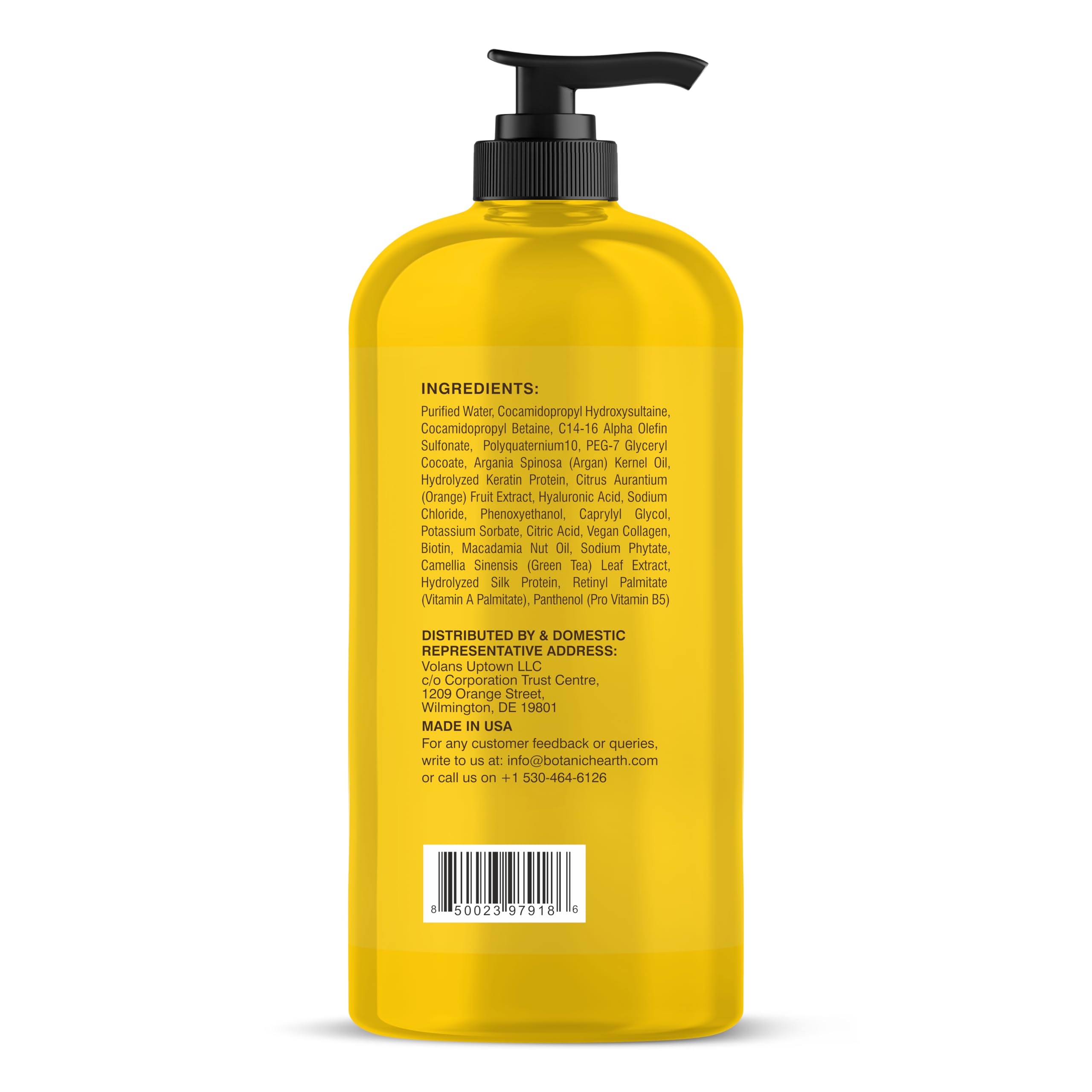 Botanic Hearth shampoo foam lather demonstrating gentle cleansing benefit