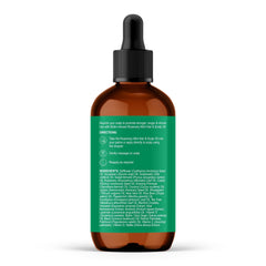 Botanic Hearth bottle on bathroom shelf in lifestyle setting for daily use